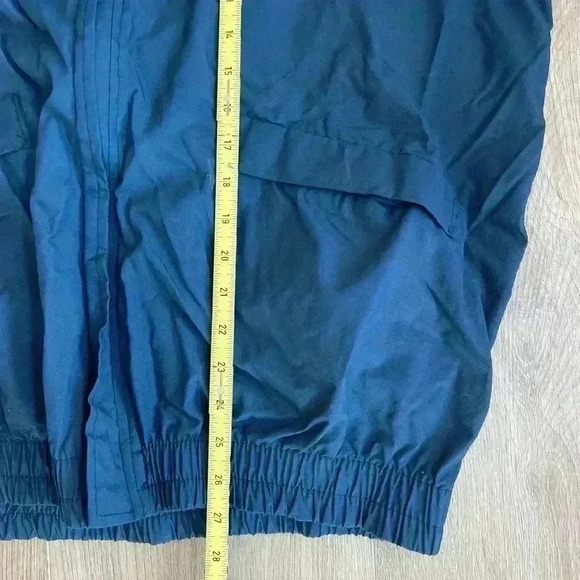 Vintage 80s 90s Turfer Mens L Windbreaker Jacket Pullover Made In USA Blue Green - Picture 7 of 8